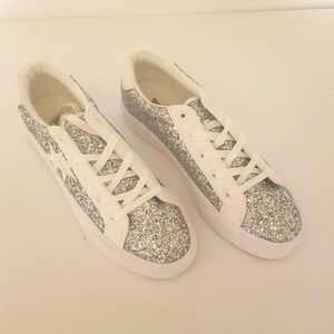 Restricted Vstars Glitter Sneakers Womens Multiple Sizes